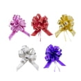 thumbnail image 2 of 5-Pack Pull Bows Ribbon Set for Present Wrapping, Assorted Colors, Synthetic Material, Perfect for, 2 of 10