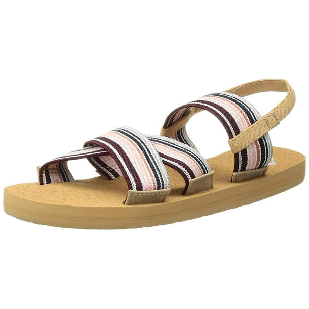 tan roxy flip flops
