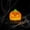A, variant on Mini Luminous Jack-O-Lantern Figurine, Glow In The Dark Plastic Pumpkin Ornament, Tiny Halloween Pumpkin Statue for Micro Landscape Desktop Fall Party Decor