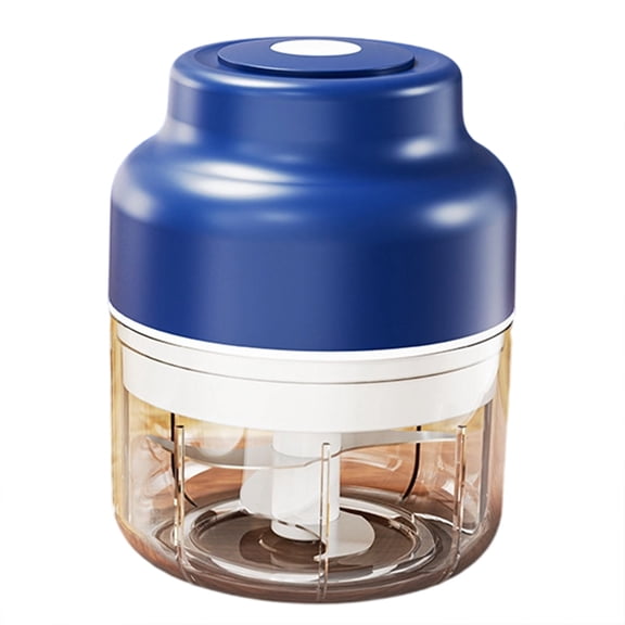 Electric Mini Food Chopper & Garlic Grinder, USB Rechargeable, 350ML Powerful Vegetable Chopper for Onion, Ginger, Chili, Portable Meat Mincer, Small Food Processor