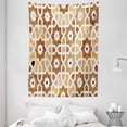 thumbnail image 1 of Antique Tapestry, Detail of Inlay and Geometric Carvings Asian Taj Mahal Tomb Architecture, Wall Hanging for Bedroom Living Room Dorm Decor, 60W X 80L Inches, Cream Orange Brown, by Ambesonne, 1 of 2
