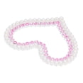 thumbnail image 3 of Kit de 5 uds de funda para teléfono DIY, bonito estilo exquisito, interesante, fiable, duradero, brillante, atractivo, suministros de joyería decorativos, corazón de perla rosa, 3 of 5