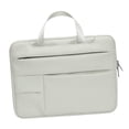 thumbnail image 4 of Portátil portátil de 15,6 pulgadas de mano Maletín Maletín Funda Bolsa Bolsa gris Hugo Bolso portátil para computadora portátil, 4 of 10
