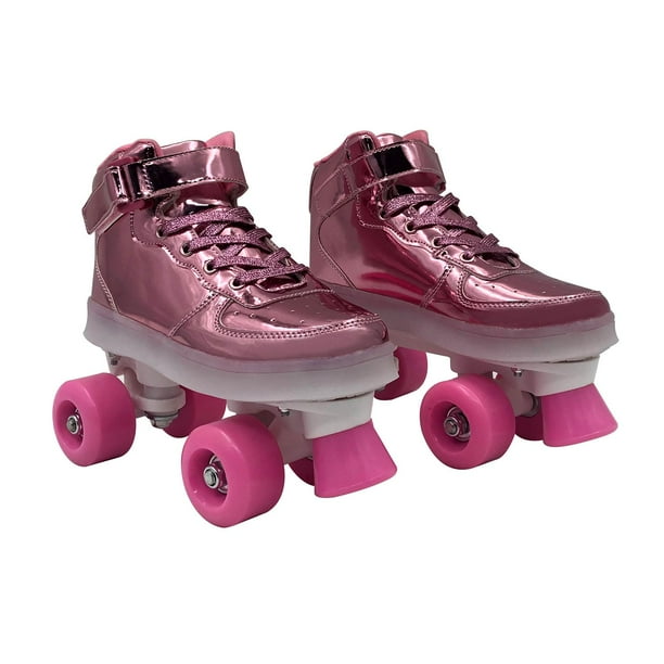 Patines 4 Ruedas Fuxion Sports para Niños y Niñas Rosa 22.5