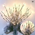 thumbnail image 1 of Christmas LED Willow Branch for diy craft or decor, 1 of 15