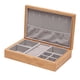 thumbnail image 4 of Joyero de madera, joyero rectangular para escritorio, joyero con compartimentos extraíbles. Gris, 4 of 9