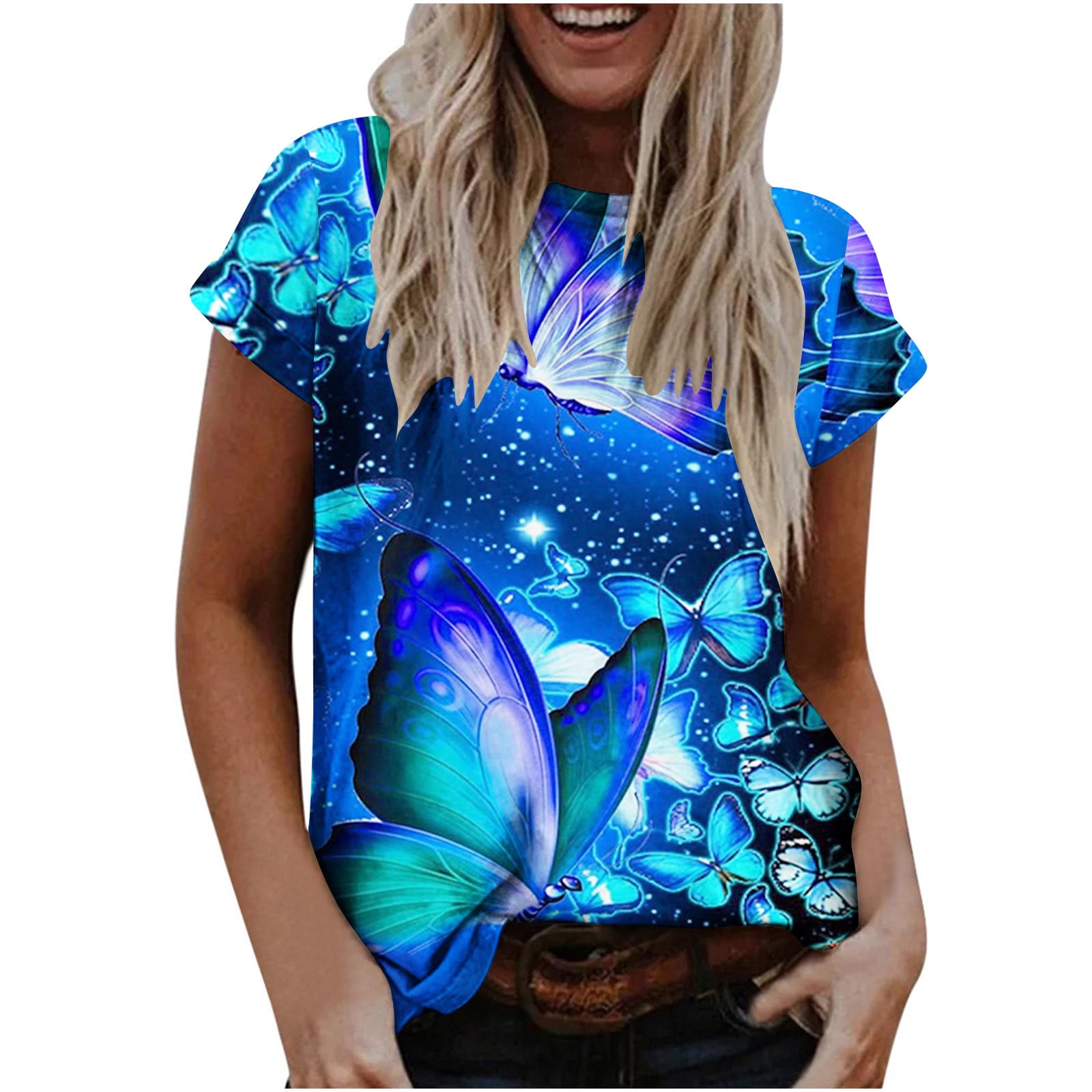 women's petite short sleeve blouses