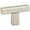 Silver, variant on Alno A2805-CHP/MB Quadrato 1-3/4" Smooth Square T Bar Cabinet Knob / Drawer Knob -