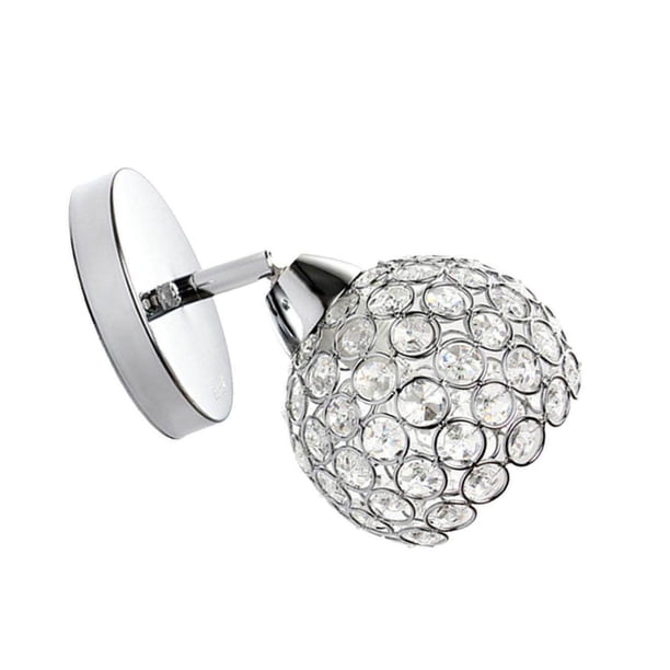 Pitrice Decorative Crystal Glass Wall Lamp Gold Crystal Wall Light Photo Inspiration