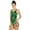 Green, variant on Sporti Molecule Wide Strap One Piece Swimsuit, High Cut, Unpadded (Women’s)