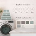 thumbnail image 5 of Modern Threads Cobblestone 6-Piece Cotton Adult Bath Towel Set, Blue, 5 of 10