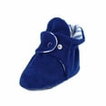 thumbnail image 5 of Anti-Slip Sole, Fleece Baby Booties, Newborn Home Booties, Sweat Proof Organic Cotton Lining, Navy Blue, 5 of 5
