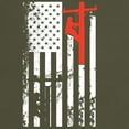 thumbnail image 3 of CafePress - Lineman Flag Shirt T Shirt - Men's Classic Graphic Cotton T-Shirt, 3 of 4