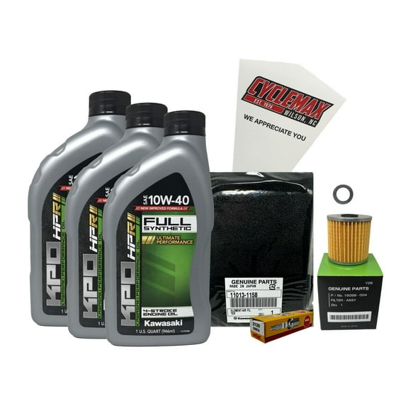 Cyclemax FS Tune Up Kit with Spark Plugs fits 1988-1998 Kawasaki BAYOU 220
