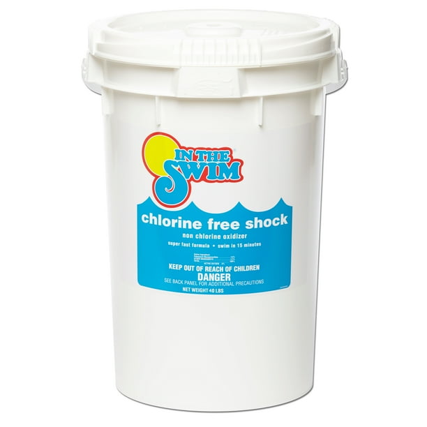 in the swim chlorine pool shock