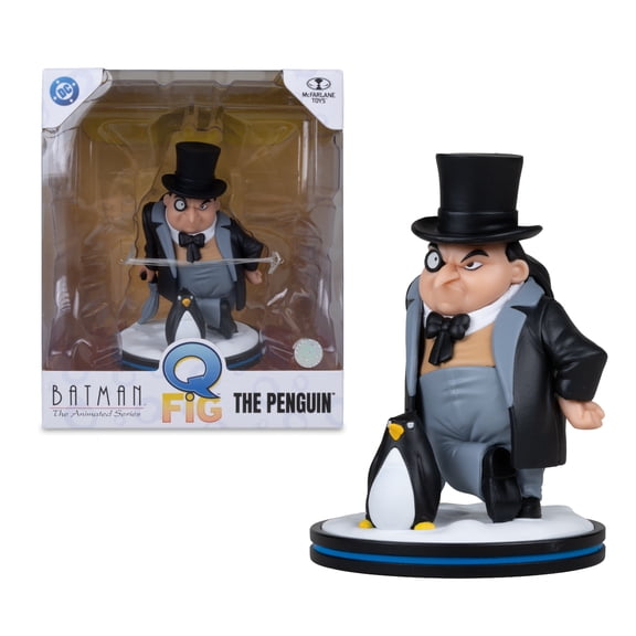 Collectible QMx DC The Penguin (Batman: The Animated Series) 4" Q-Fig Posed Figure- McFarlane Toys