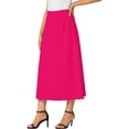 thumbnail image 6 of jjayotai Skirts for Women High Waisted Elastic A-Line Skirt Summer Casual Flowy Boho Long Skirts, 6 of 6