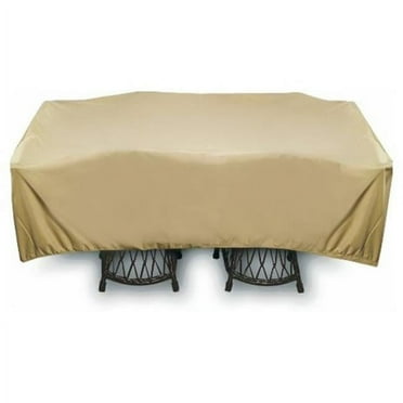 Two Dogs Designs 2D-PF9696596 in. Square Table / Chat Set Cover - Khaki