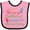 Pink and Black, variant on Inktastic Correctional officer Like Mommy Boys or Girls Baby Bib