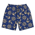 thumbnail image 5 of Goofa Anchors and Nautical Printed Mens Swim Trunks Summer Quick Dry Short Beach Swimwear Bathing Suits-3X-Large, 5 of 9