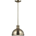 thumbnail image 1 of Sea Gull Pratt Street Metal Pendant Light in Satin Brass, 1 of 2