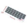 thumbnail image 3 of EGNMCR Tools&Home Improvement Monthly Pills Organizer With Lid Arthritis Friendly EasyOpen Lids 31 Removable Daily Pills Pods Date Reminder Travel Case For Vitamins Medications storage boxSS, 3 of 7