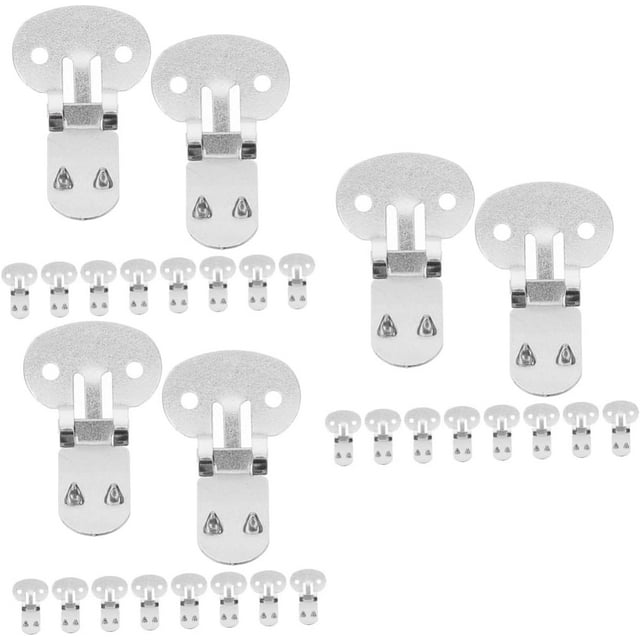 HUGFEGWE Shoe Buckle Shoe Clip Button Fastener Tool Flat Blank Shoe Clips DIY Shoe Buckles Decorative Shoe UA824-18947