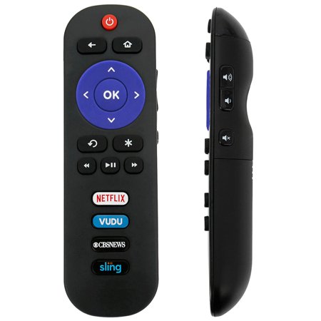 RC280 Replace Remote for TCL TV w/ CBSNEWS Sling Vudu Netflix Shortcut APP Keys