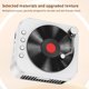 thumbnail image 5 of Reproductor de discos inalámbrico pequeño retro con efecto de sonido envolvente giratorio con cinta magnética Bluetooth 5.3, altavoz pequeño de escritorio con Bluetooth, 5 of 9