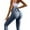 Light Blue, variant on Babysbule Pants for Women Women's High Waist Peach Hip Lifting Fitness Pants Bow Sexy Sports Fitness Pants