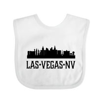 Inktastic Las Vegas Nevada City Skyline Boys or Girls Baby Bib