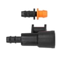 thumbnail image 1 of Adaptador 15 Sets Conector de Manguera G1/2 Pulgadas Rosca Hírra Giratoria Soporte Adaptador Para El Manguero de la Distribución 8/12 Manguera de tubo de distribución, 1 of 7