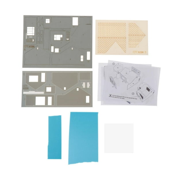 Kit de Construcción de Maquetas a Escala 1/64, Diorama, Maqueta de Paisaje en Miniatura para Bricolaje, Maqueta Arquitectónica, Micropaisaje, Juguete