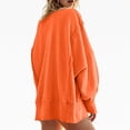 thumbnail image 5 of Towmus Womens Oversized Sweatshirt Crewneck Long Sleeve Shirts Pullover Sweatshirts Y2k Winter Clothes, 5 of 6