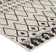 thumbnail image 6 of Patrice Indoor/Outdoor 7'10" x 10' Modern Area Rug, Black and Ivory, 6 of 7