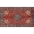 thumbnail image 1 of Ahgly Company Machine Washable Indoor Rectangle Traditional Orange Salmon Pink Area Rugs, 7' x 10', 1 of 7