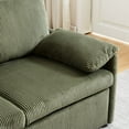 thumbnail image 3 of Green Corduroy Sleeper Sofa with High-Density Foam / Comfortable Seating for Long Time Use, 3 of 6