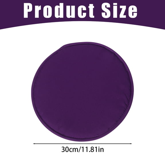 30 cm Round Chair Cushion Pad, Soft Thick Seat Cushion for Dining Chair Office Chair, Non-Slip Round Mat, 30 cm Diameter