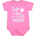 thumbnail image 3 of Inktastic Life is Better with Chickens Boys or Girls Baby Bodysuit, 3 of 5