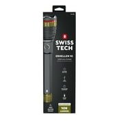 Swiss Tech 10,000 Lumen Rechargeable LED Flashlight with Power Bank, Waterproof Camping Flashlight