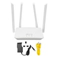 thumbnail image 1 of Router 4G LTE de 300 Mbps con 4 antenas de alta ganancia, punto de acceso móvil, enrutador WiFi inalámbrico con ranura para tarjeta SIM para Europa, Asia, enchufe británico de 100 a 240 V, 1 of 5