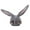 Grey, variant on Girls Funny Animal Rabbit Ear Plush Hat Cap For Dress Up Parties