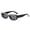 Black, variant on Fashion Diamond Studded Rhinestone Sunglasses Small Square Frame PC Unisex Eyewear