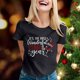 thumbnail image 4 of Gibobby Camisas de Navidad para mujer Camiseta de manga corta con cuello redondo y estampado de Navidad para mujer(Negro,CH), 4 of 5