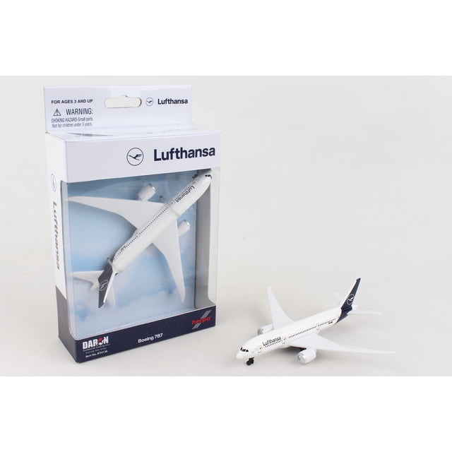 Aviones Daron de metal fundido a presión Lufthansa 787 Single Plane RT4136