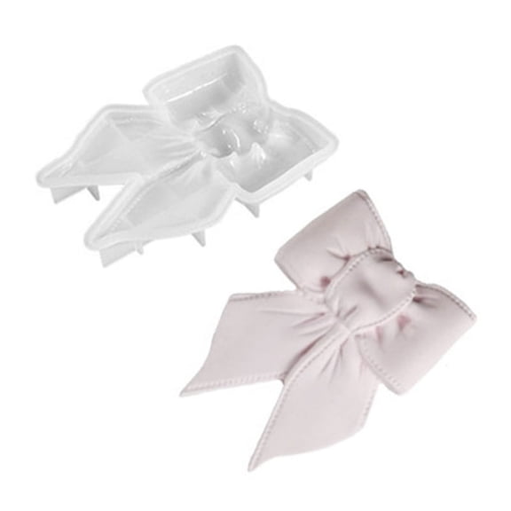 ZPAQI Storage Tray Silicone Mold Bowknot Tray Mould DIY Crystal Epoxy Resin Molds