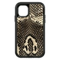 thumbnail image 1 of DistinctInk Custom SKIN / DECAL compatible with OtterBox Defender for iPhone 11 (6.1" Screen) - Brown Tan Snake Skin Texture - Animal Print, 1 of 5