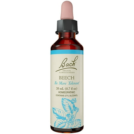 Bach Original Flower Remedies, Beech for Tolerance, 20mL Dropper