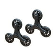 thumbnail image 3 of yuksok 2 Pcs Roues d'Escalier de Remplacement Polyvalentes Pliables pour Chariot 23x20,5 cm Noir, 3 of 9