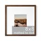 thumbnail image 1 of Haus And Hues Marco De Fotos Cuadrado De Nogal De 8 X 8 – 8 X 8 Pulgadas Mate A 4 X 4 Pulgadas – 8 X 8 Pulgadas Cuadrado De Pared O Marco De Fotos Ideal Para Oficina En Casa (Marco De Nogal De 8 X 8 P, 1 of 1